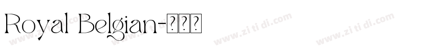 Royal Belgian字体转换